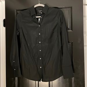 Banana Republic button-up woven long-sleeve :: Sz 2 :: NWT